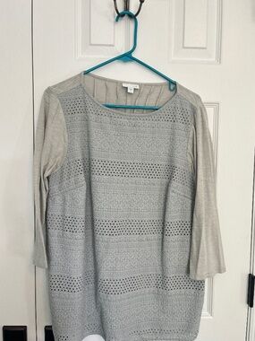 J.Jill knit front tunic top, M